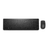 Set tastiera e mouse wireless Dell KM3322W — QWERTY full-size, RF wireless, nero, uso ufficio