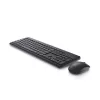 Set tastiera e mouse wireless Dell KM3322W — QWERTY full-size, RF wireless, nero, uso ufficio