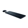 Set tastiera e mouse wireless Dell KM3322W — QWERTY full-size, RF wireless, nero, uso ufficio
