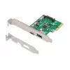 Scheda PCIe DIGITUS USB-C + USB-A, fino a 10 Gbit/s