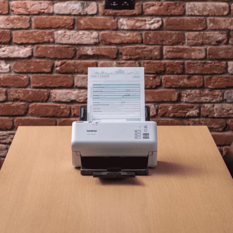 Scanner Brother ADS-4300N scanner ADF 600 x 600 DPI A4 nero, bianco