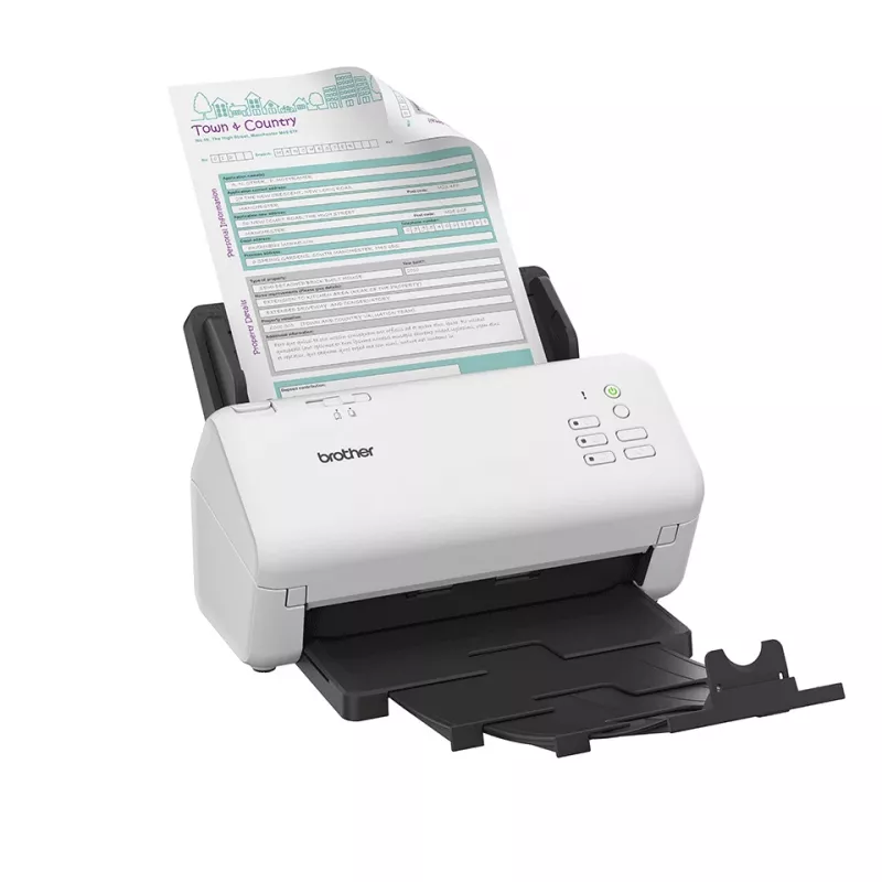 Scanner Brother ADS-4300N scanner ADF 600 x 600 DPI A4 nero, bianco