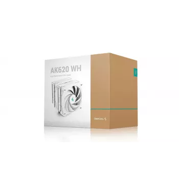 Dissipatore ad aria DeepCool AK620 WH 12 cm 500–1850 giri/min bianco
