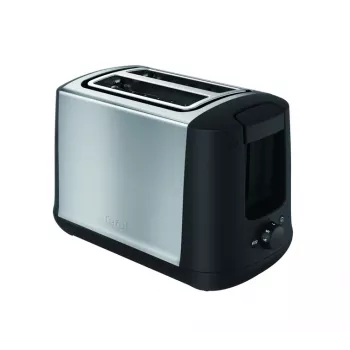 Tostapane Tefal TT340830 — 2 fette, 850 W, nero e acciaio inox