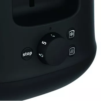 Tostapane Tefal TT340830 — 2 fette, 850 W, nero e acciaio inox