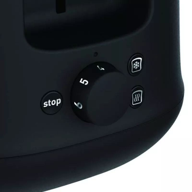 Tostapane Tefal TT340830 — 2 fette, 850 W, nero e acciaio inox
