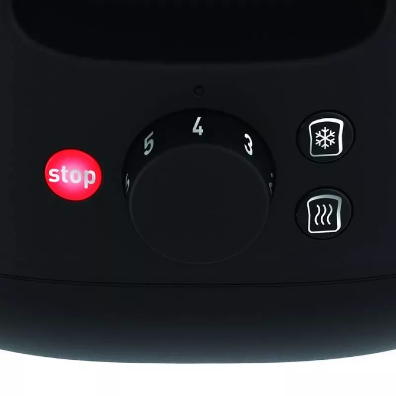 Tostapane Tefal TT340830 — 2 fette, 850 W, nero e acciaio inox