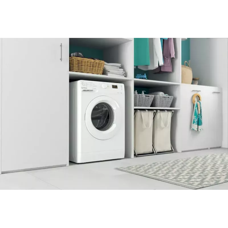 Lavatrice a carica frontale Indesit MTWA 71252 W IT — 7 kg, 1200 giri/min, classe energetica E, bianca
