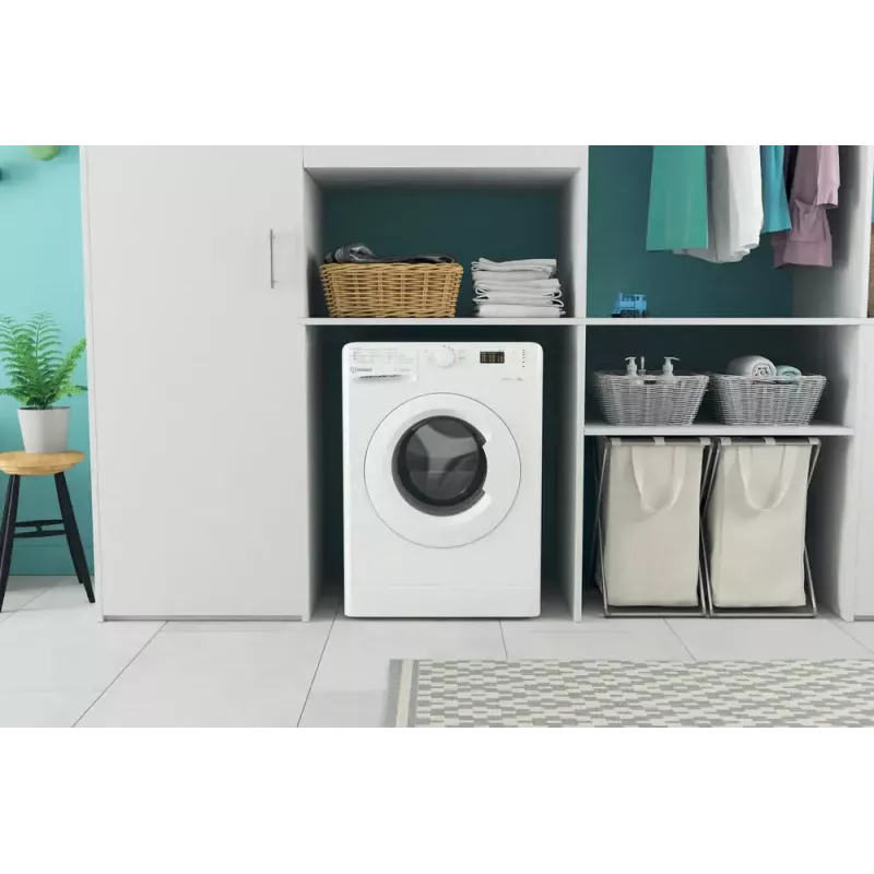 Lavatrice a carica frontale Indesit MTWA 71252 W IT — 7 kg, 1200 giri/min, classe energetica E, bianca
