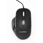 Mouse ottico LED GEMBIRD MUS-6B-02 con filo USB - 6 tasti rotella nero