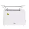 Tostapane Adler AD 3223 2 fette 750 W bianco