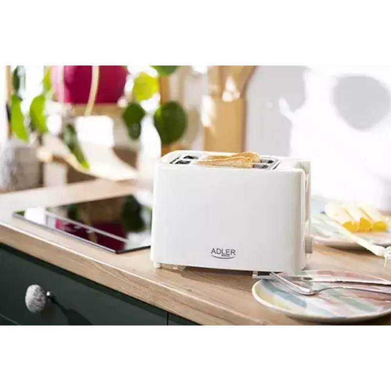 Tostapane Adler AD 3223 2 fette 750 W bianco