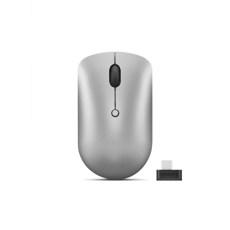 Mouse wireless ambidestro Lenovo 540 — RF, 2400 DPI, 4 tasti, ricevitore USB-C, grigio