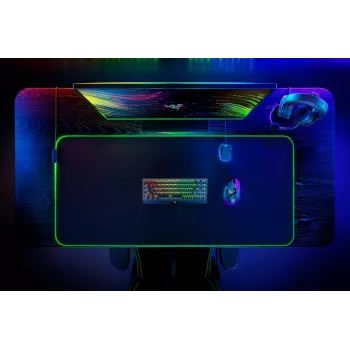 RAZER Goliathus Chroma 3XL - tappetino gaming morbido per mouse con Chroma RGB - nero