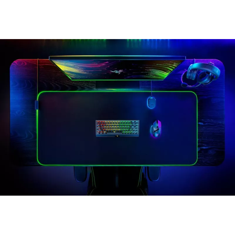 RAZER Goliathus Chroma 3XL - tappetino gaming morbido per mouse con Chroma RGB - nero