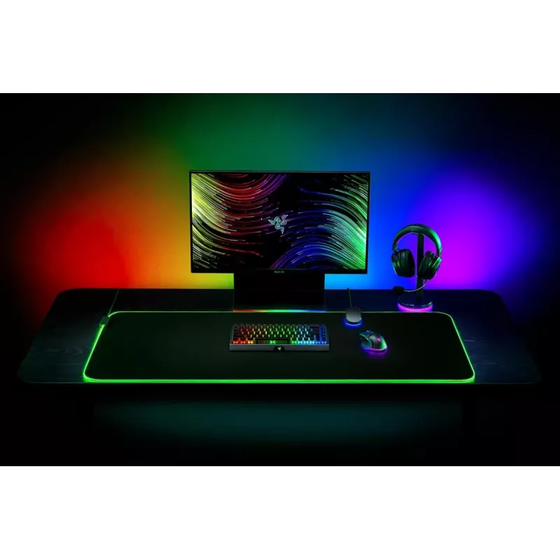 RAZER Goliathus Chroma 3XL - tappetino gaming morbido per mouse con Chroma RGB - nero