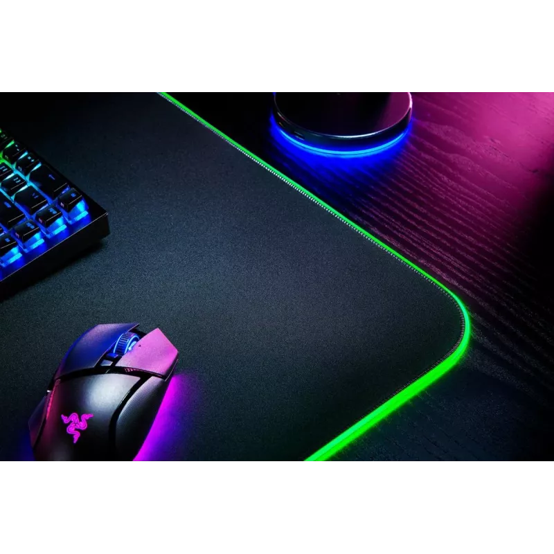 RAZER Goliathus Chroma 3XL - tappetino gaming morbido per mouse con Chroma RGB - nero
