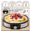 Macchina per crêpe Adler AD 3058 1600 W nero acciaio inox