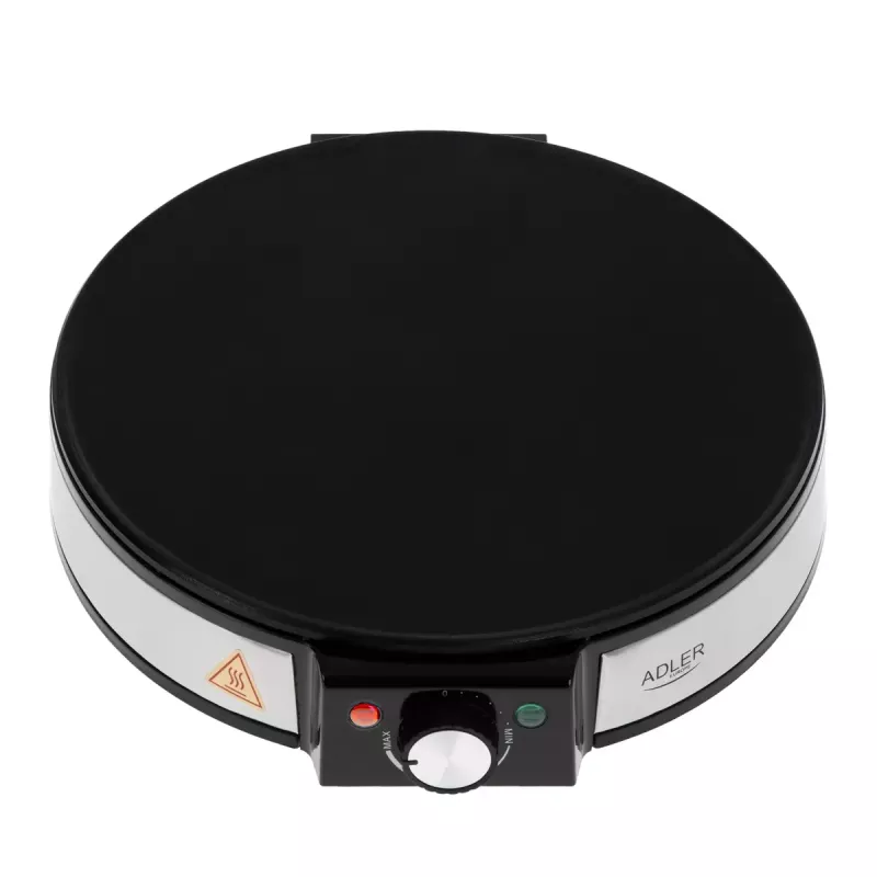 Macchina per crêpe Adler AD 3058 1600 W nero acciaio inox