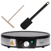 Macchina per crêpe Adler AD 3058 1600 W nero acciaio inox