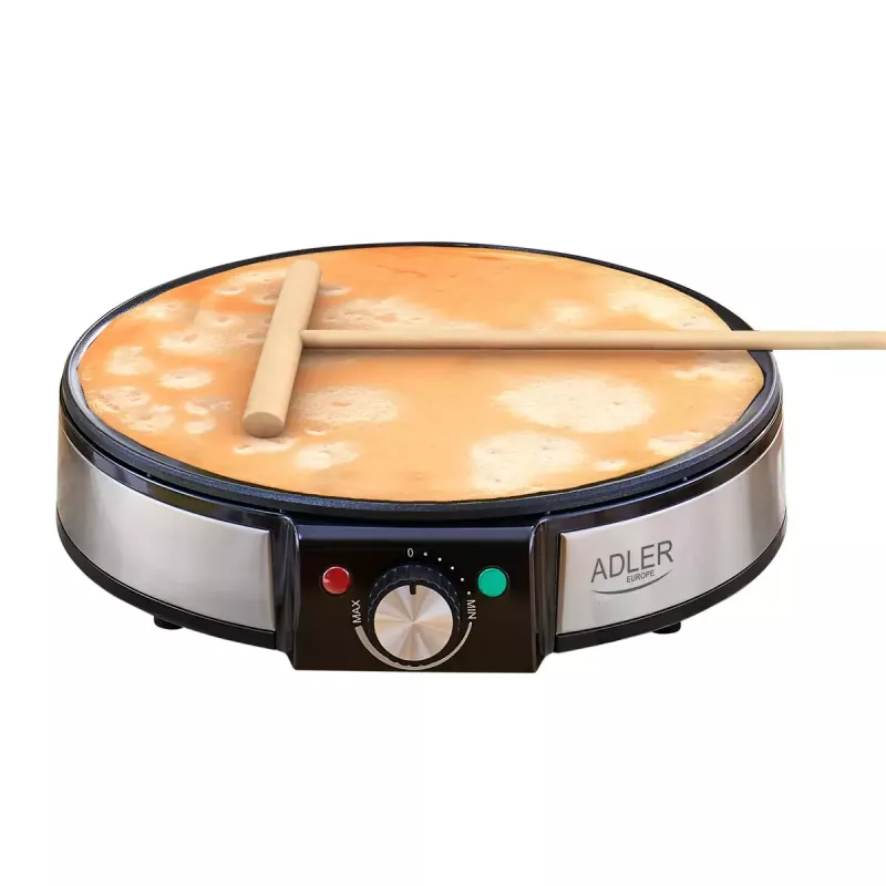 Macchina per crêpe Adler AD 3058 1600 W nero acciaio inox