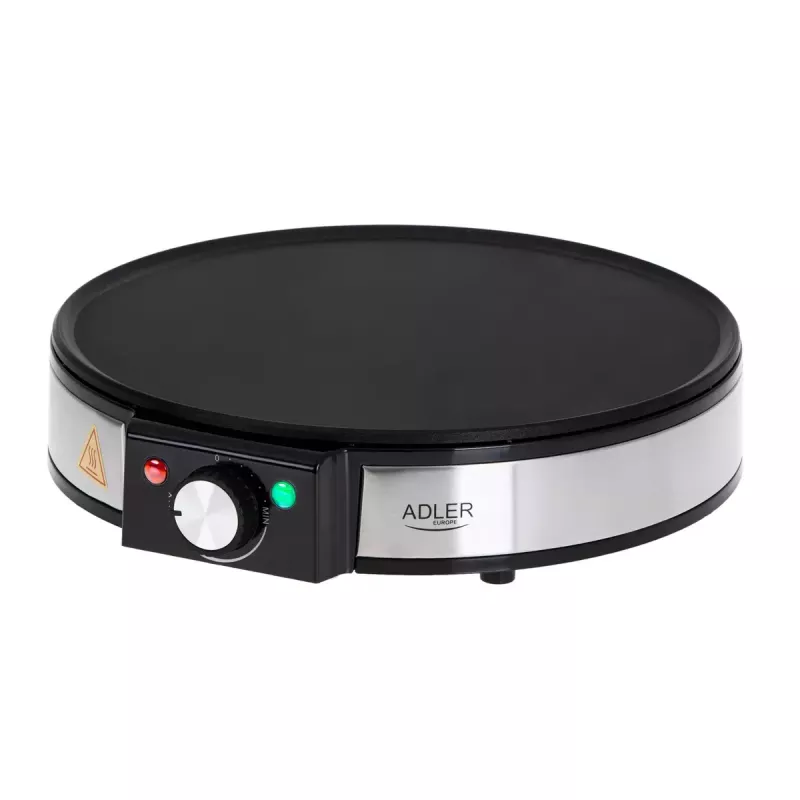 Macchina per crêpe Adler AD 3058 1600 W nero acciaio inox