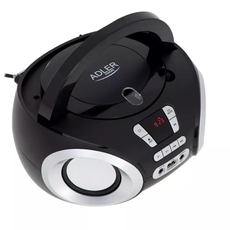 Lettore CD portatile Adler AD 1181 nero argento