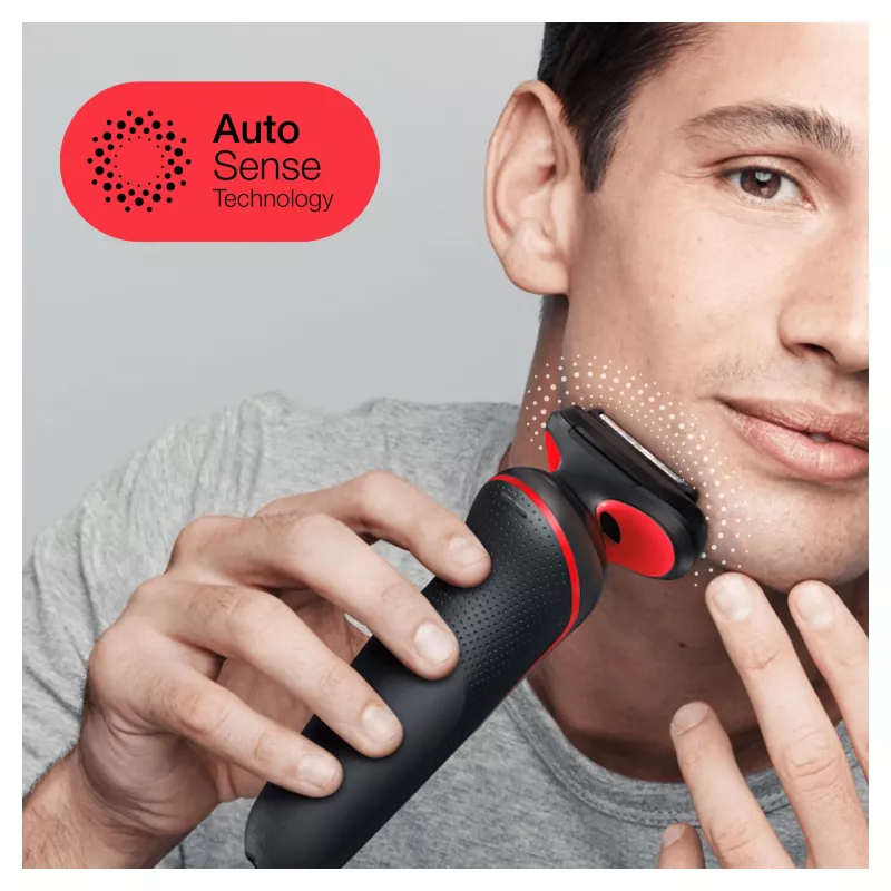 Braun Series 5 50-R1000s rasoir a lamina nero, rosso