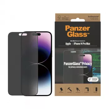 Pellicola protettiva privacy PanzerGlass ® iPhone 14 Pro Max | Ultra-Wide Fit
