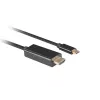 Cavo LANBERG USB-C(m) - HDMI(m) 1 m 4K 60Hz nero