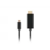 Cavo LANBERG USB-C(m) - HDMI(m) 1 m 4K 60Hz nero