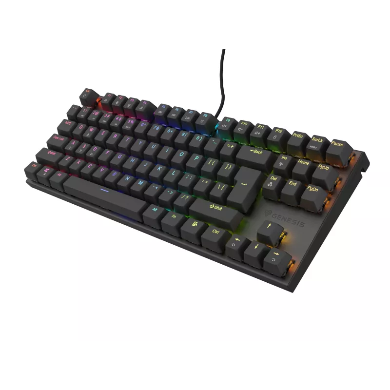Tastiera GENESIS Thor 303 TKL Gaming USB QWERTY nero RGB LED