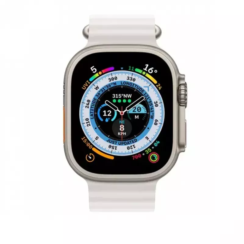 Prolunga cinturino Apple MQEA3ZM/A fluoroelastomero bianco 50 mm