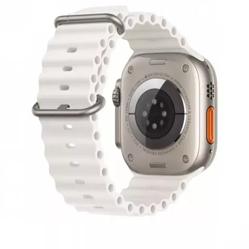 Prolunga cinturino Apple MQEA3ZM/A fluoroelastomero bianco 50 mm