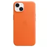 Custodia in pelle APPLE con MagSafe iPhone 14 arancione