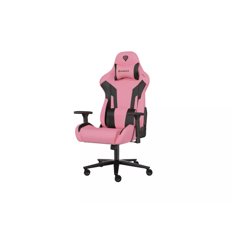 Sedia gaming per PC GENESIS Nitro 720 seduta ad aria nero rosa 150 kg