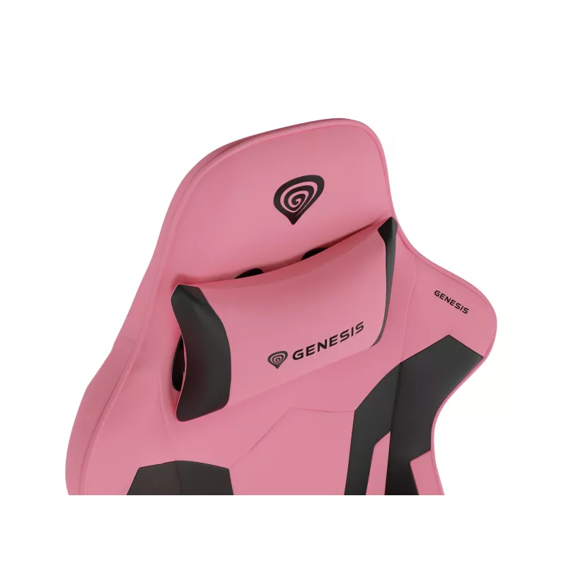 Sedia gaming per PC GENESIS Nitro 720 seduta ad aria nero rosa 150 kg