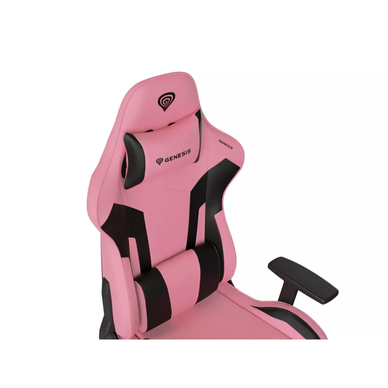 Sedia gaming per PC GENESIS Nitro 720 seduta ad aria nero rosa 150 kg