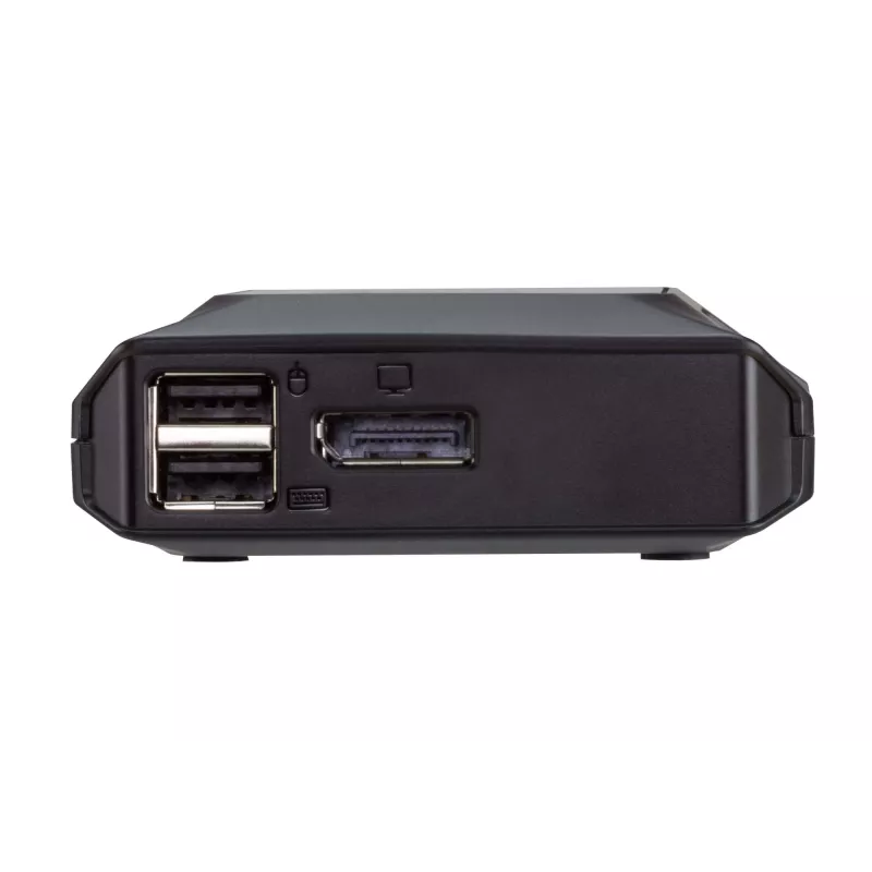 Switch KVM ATEN 2 porte USB-C 4K DisplayPort con telecomando per la selezione delle porte