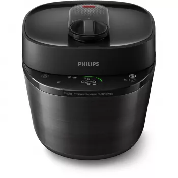 Pentola a pressione elettrica Philips HD2151/40 — 5 L, 1000 W, 34 programmi automatici, nera