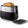 Philips Daily Collection HD2517/90 tostapane, 2 fessure, 830 W, nero/argento