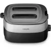 Philips Daily Collection HD2517/90 tostapane, 2 fessure, 830 W, nero/argento