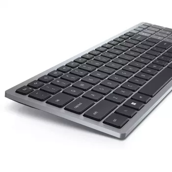 Tastiera DELL KB740 Office RF Wireless + Bluetooth QWERTY US International grigio nero