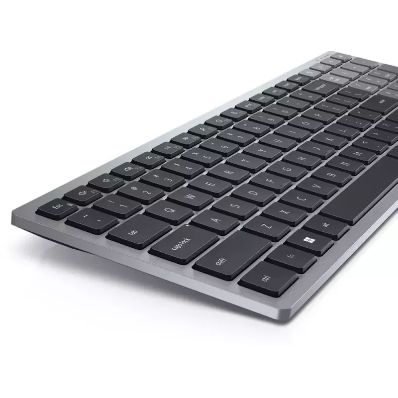 Tastiera DELL KB740 Office RF Wireless + Bluetooth QWERTY US International grigio nero