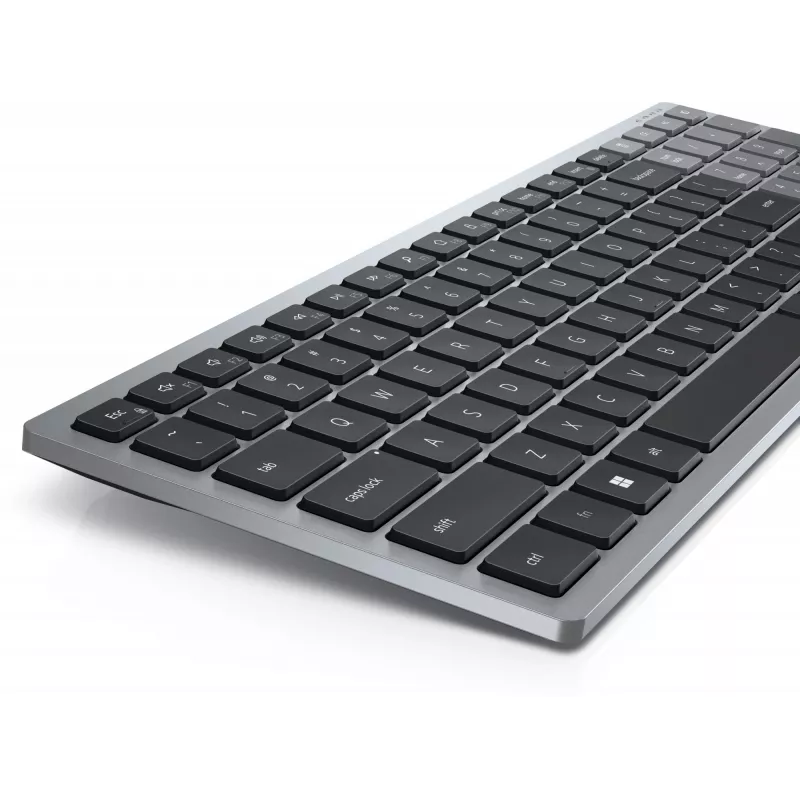 Dell Pro Plus Compact KB740 – full-size (100%), RF Wireless + Bluetooth, russa QWERTY, nero/grigio