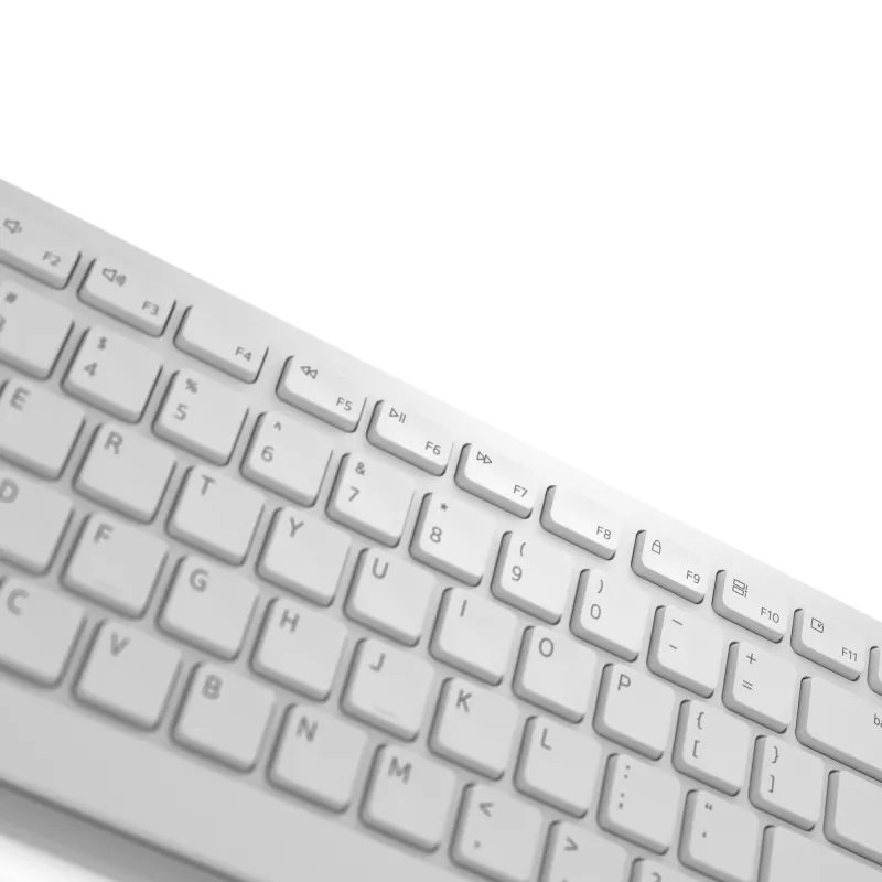 Tastiera e mouse Dell KM5221W Pro Wireless set bianco 2,4 GHz