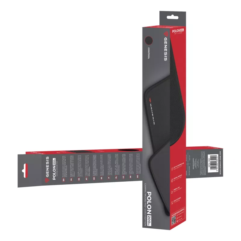 Tappetino da gaming GENESIS Polon 200 XL nero