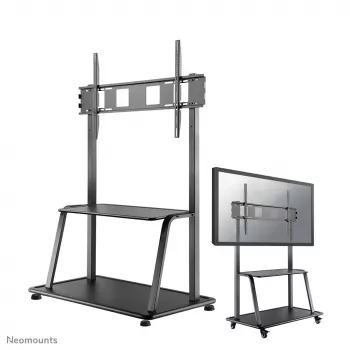 Carrello TV Neomounts NS-M4000 nero 60–105 pollici, nero, supporto a pavimento fisso, acciaio, 150 kg, 152,4 cm (60 pollici), 2,67 m (105 pollici)