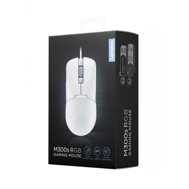 Mouse Lenovo GY51H47351 gaming per destrorsi USB Type-A ottico 8000 DPI