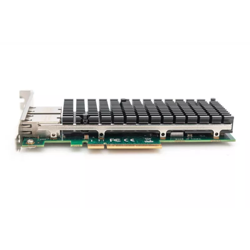 DIGITUS Adattatore server Ethernet – 10 Gbit/s Dual-Port PCIe X8, Intel X540 BT2